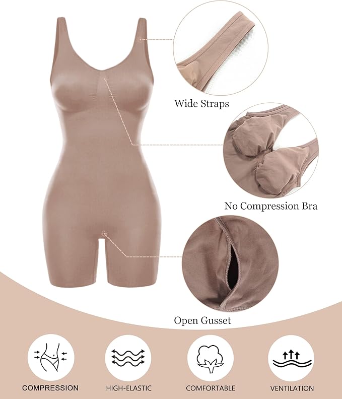 BoldShape™ PowerSculpt Mid Thigh Bodysuit
