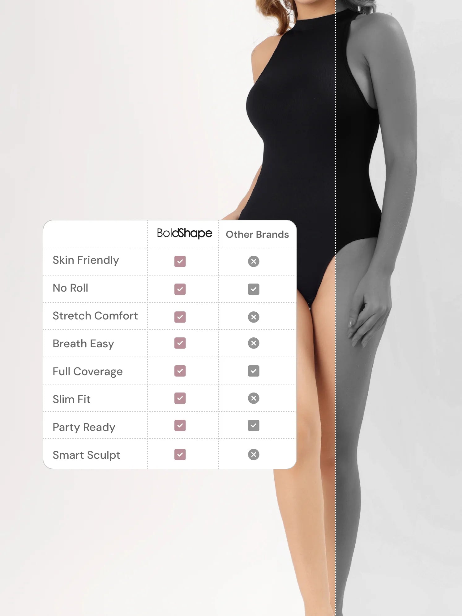 BoldShape™ BareEase Sleeveless Bodysuit